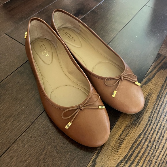 LAUREN Ralph Lauren Ballet flats, tan, size 8.5 - Picture 7 of 8